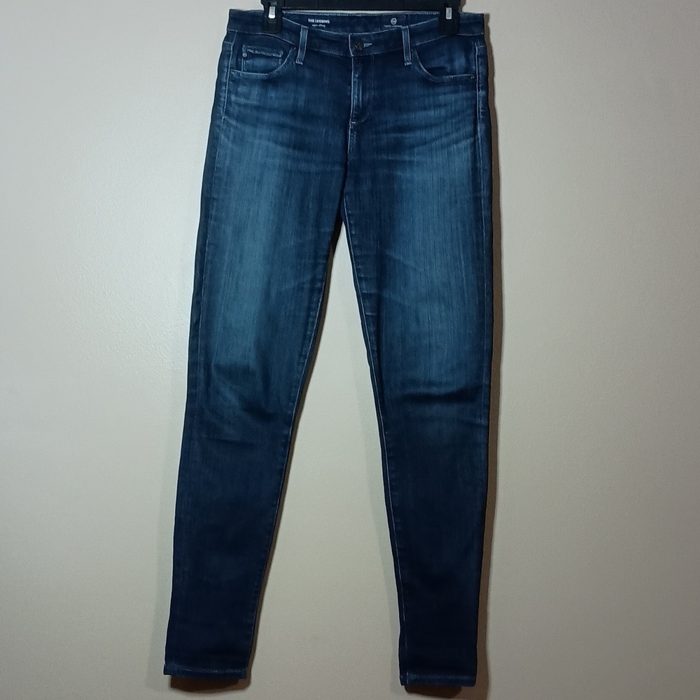 AG Adriano Goldschmied Dark Blue The Legging Super Skinny Jeans